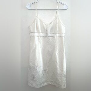 Lilly Pulitzer Vintage White Sleeveless Mini Dress